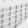 黑白建筑 3D 效果打印墙面艺术